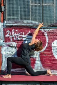 Yogalehrerin Annette Gall